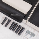 COMHOMA 76" Large Space Folding Fabric or PU Futon Sofa Bed B004