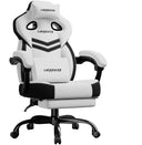 LUCKRACER Big and Tall Gaming Chair 350lbs with Footrest LR408