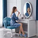 COMHOMA Petal Cute Vanity Chair, Height Adjustable CH718