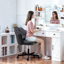 COMHOMA Petal Cute Vanity Chair, Height Adjustable CH718