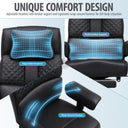 Cloudrest Pro® Big Tall Office Chair 400lbs with Built-In Lumbar Support, Footrest & Pillow CH620-SP