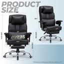 Cloudrest Pro® Big Tall Office Chair 400lbs with Built-In Lumbar Support, Footrest & Pillow CH620-SP