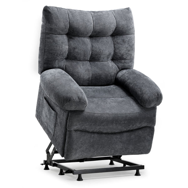 COMHOMA Fabric Power Lift Recliner, Oversized for Big Tall Men and Elderly H7133