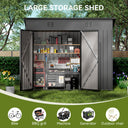 COMHOMA Outdoor Metal Storage Tool Shed B106