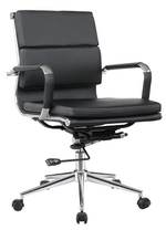 COMHOMA Office Desk Chair,Mid Back Cushioned Office Chair-WMT-CH017-LXY
