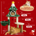 COMHOMA® Christmas Cat Tree Tower PET-XMAS