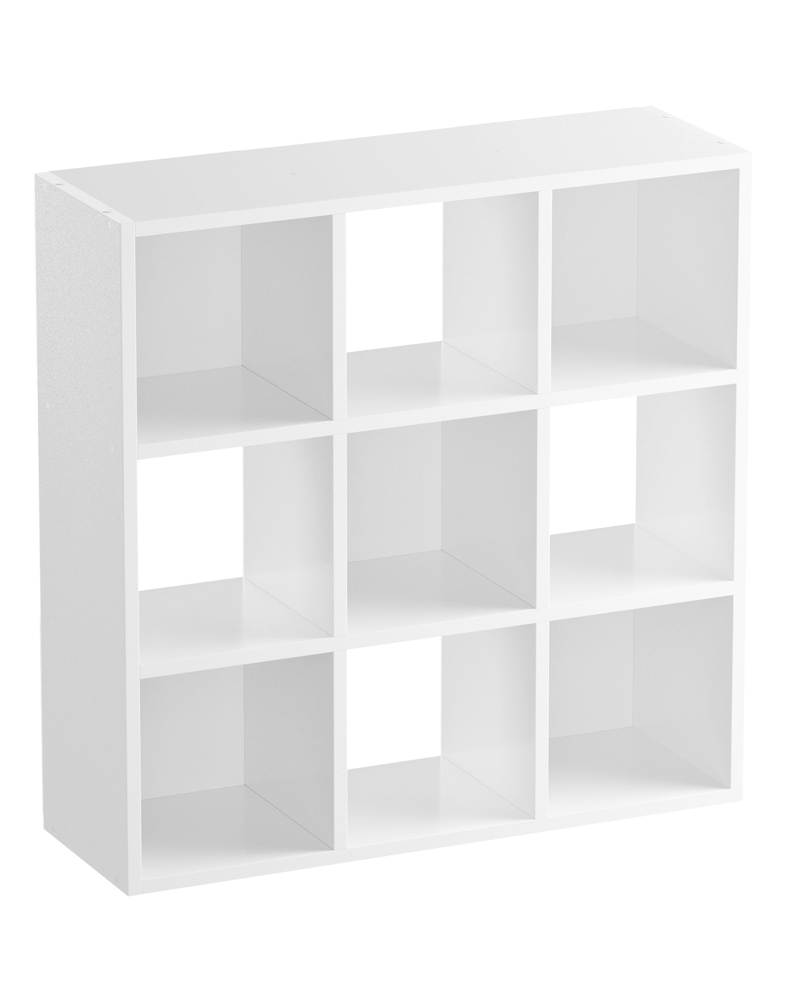6/8/9 Cubes Wood Storage Organizer with Open Back and Removable Back Panels B3001-LUCKLIFE