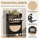 COMHOMA Shoe Storage Cabinet with 3  Flip Drawers