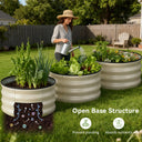 Metal Raised Garden Bed with Gloves Tools OT-GD02