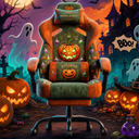 Halloween PUMPKIN ALCHEMIST Edition | Ergonomic Chair with Pillow & Footrest