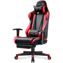 GTPLAYER Gaming Chair with Footrest, Swivel Rocker with Headrest and Lumbar Support GT002NAF