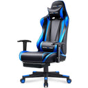 GTPLAYER Gaming Chair with Footrest, Swivel Rocker with Headrest and Lumbar Support GT002NAF