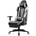 GTPLAYER Gaming Chair with Footrest, Swivel Rocker with Headrest and Lumbar Support GT002NAF