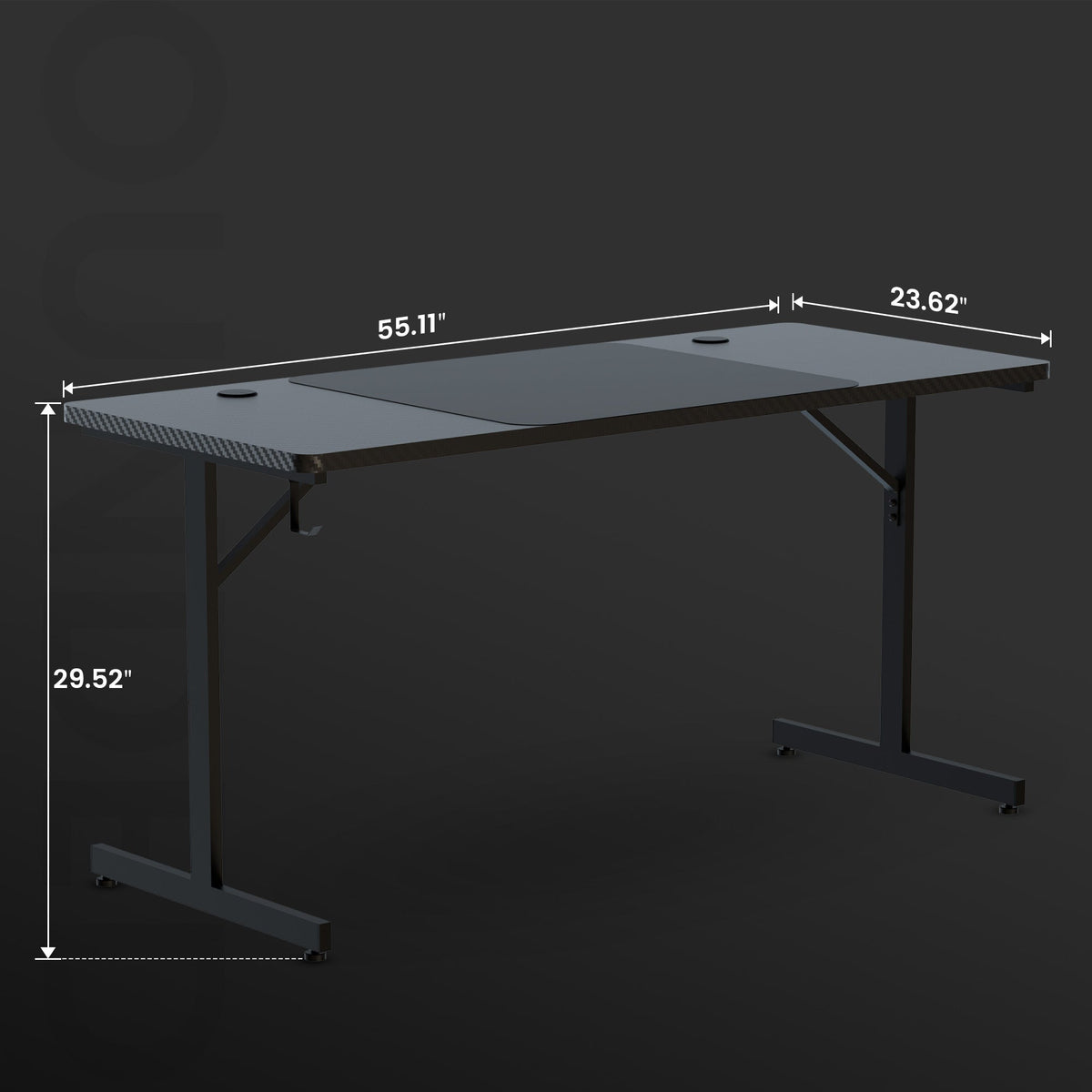 GTPLAYER T-Shaped RGB Gaming Desk GTP200