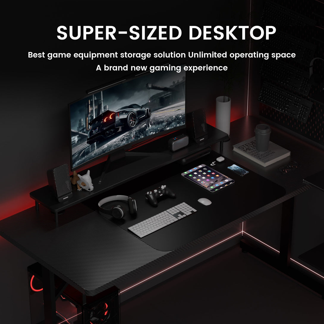 T-Shaped RGB Gaming Desk GTP200 - GTRACING