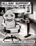 GTPLAYER Big and Tall Gaming Chair 350lbs with Footrest LR408