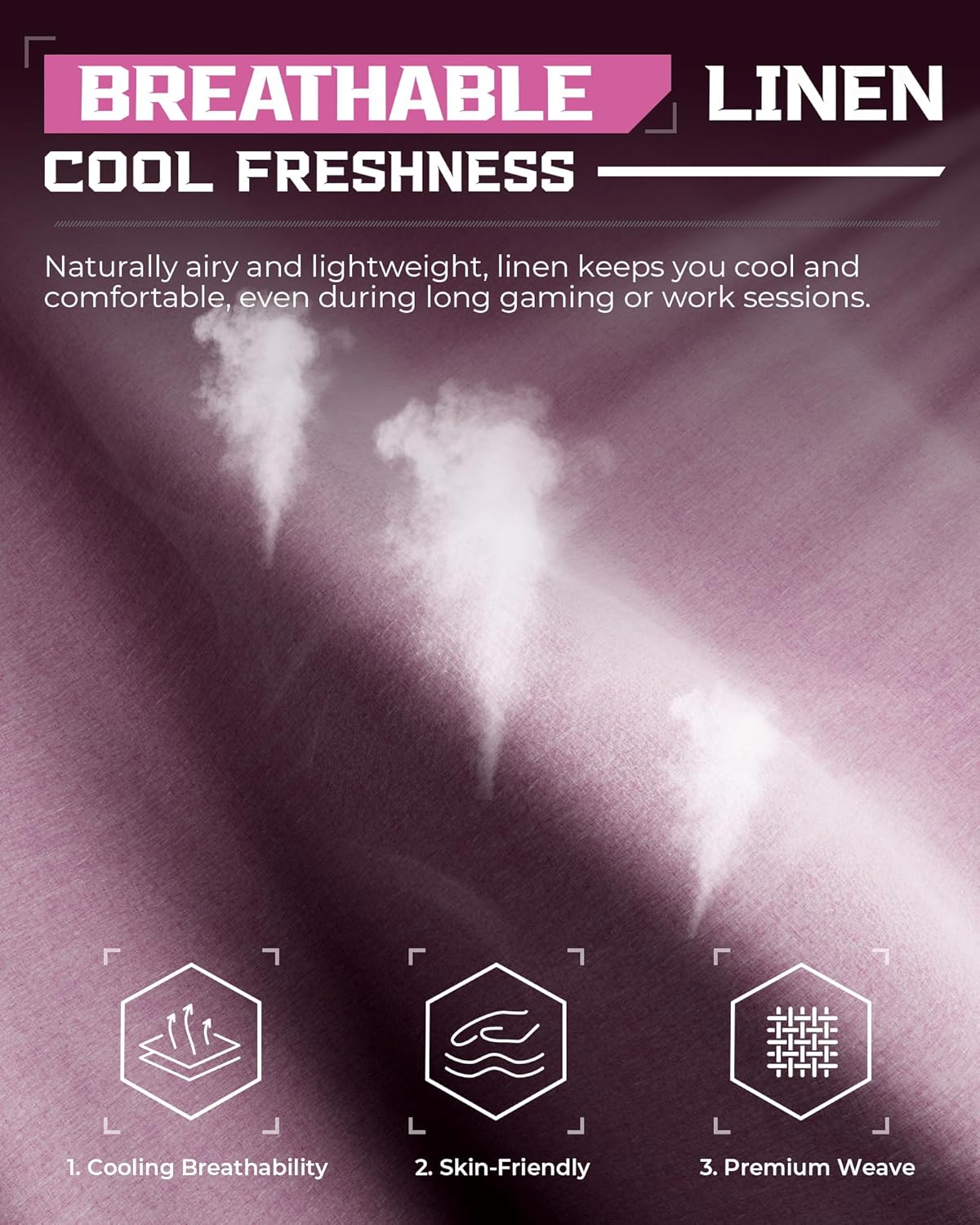 GTPLAYER Big and Tall Gaming Chair 350lbs with Footrest LR408