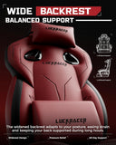 GTPLAYER Big and Tall Gaming Chair 350lbs with Footrest LR408