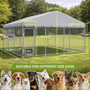 COMHOMA Outdoor Dog Kennel with Roof OT-GD05