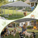 COMHOMA Outdoor Dog Kennel with Roof OT-GD05