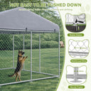 COMHOMA Outdoor Dog Kennel with Roof OT-GD05