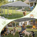 COMHOMA Outdoor Dog Kennel with Roof OT-GD05