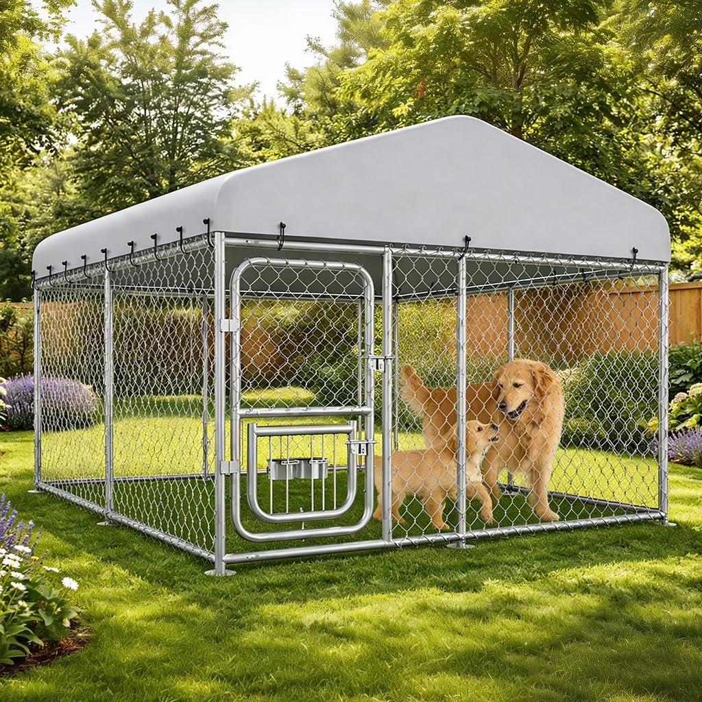 COMHOMA Outdoor Dog Kennel with Roof OT-GD05