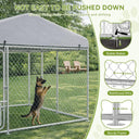 COMHOMA Outdoor Dog Kennel with Roof OT-GD05