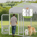 COMHOMA Outdoor Dog Kennel with Roof OT-GD05