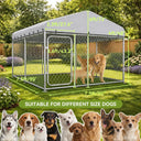 COMHOMA Outdoor Dog Kennel with Roof OT-GD05