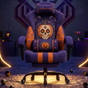 Halloween SKULLPUMP Edition | Ergonomic Chair with Pillow & Footrest