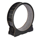 GTRACING Large Cat Exercise Wheel with Detachable Carpet & Teaser/Stickers, PET-CEW01-BLK
