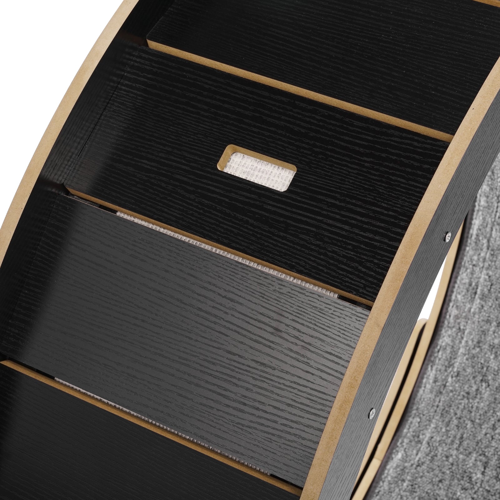 GTRACING Large Cat Exercise Wheel with Detachable Carpet & Teaser/Stickers, PET-CEW01-BLK