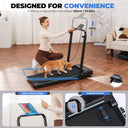 GTPLAYER Walking Pad Treadmill, 330LBS with Remote Control LED Display US-HTM150