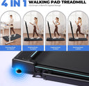 GTPLAYER Walking Pad Treadmill, 330LBS with Remote Control LED Display US-HTM150