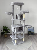 68 inch Multi-Level Cat Tree with Hammocks, Hanging Basket, Scratching Posts - Perfect for Multiple Cats CHT1