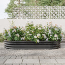 Metal Raised Garden Bed with Gloves Tools OT-GD02