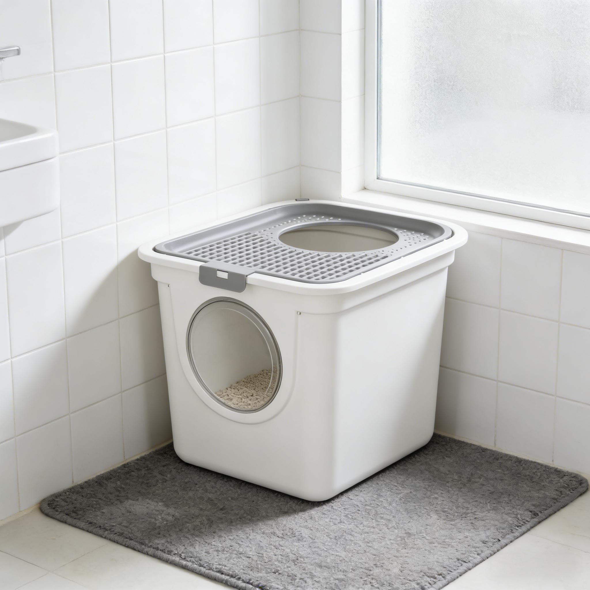 Cat Litter Box,Cat Litter Box with Top Exit