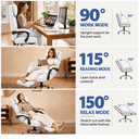 Cloudrest Pro® Big & Tall Office Chair with Pillow, Footrest & Linkage Armrests 350LBS CH630-SP