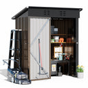 COMHOMA Outdoor Metal Storage Shed B106