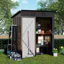 COMHOMA Outdoor Metal Storage Shed B106