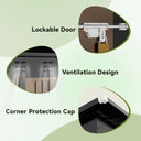 COMHOMA Outdoor Metal Storage Shed B106