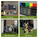 COMHOMA Outdoor Metal Storage Shed B106