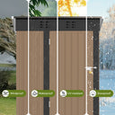 COMHOMA Outdoor Metal Storage Shed B106