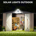 COMHOMA Outdoor Metal Storage Shed B106