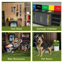 COMHOMA Outdoor Metal Storage Shed B106