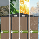 COMHOMA Outdoor Metal Storage Shed B106