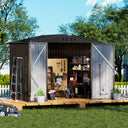 COMHOMA Outdoor Metal Storage Shed B106