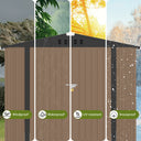 COMHOMA Outdoor Metal Storage Shed B106