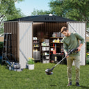 COMHOMA Outdoor Metal Storage Shed B106